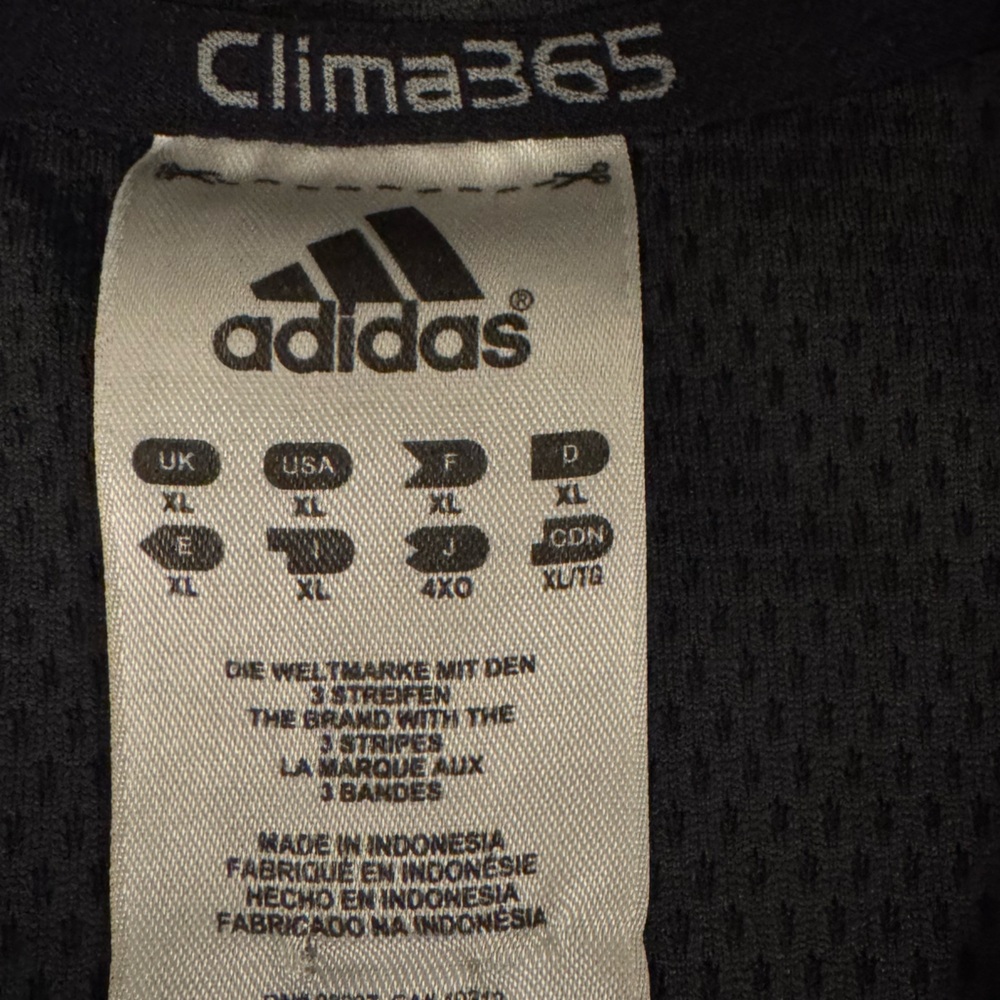 Adidas Clima365 Black and Green Half-Zip Top - Picture 3 of 7